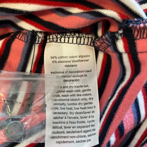 👚(bundle 4 items w/👚for $16) Multicolor striped top by Tommy Hilfiger - Picture 7 of 9